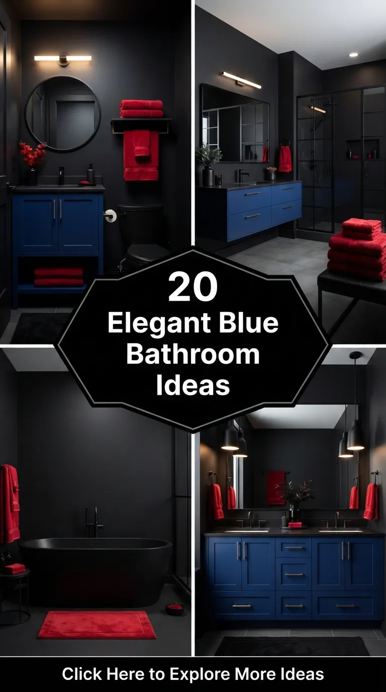 20 Elegant Blue Bathroom Ideas