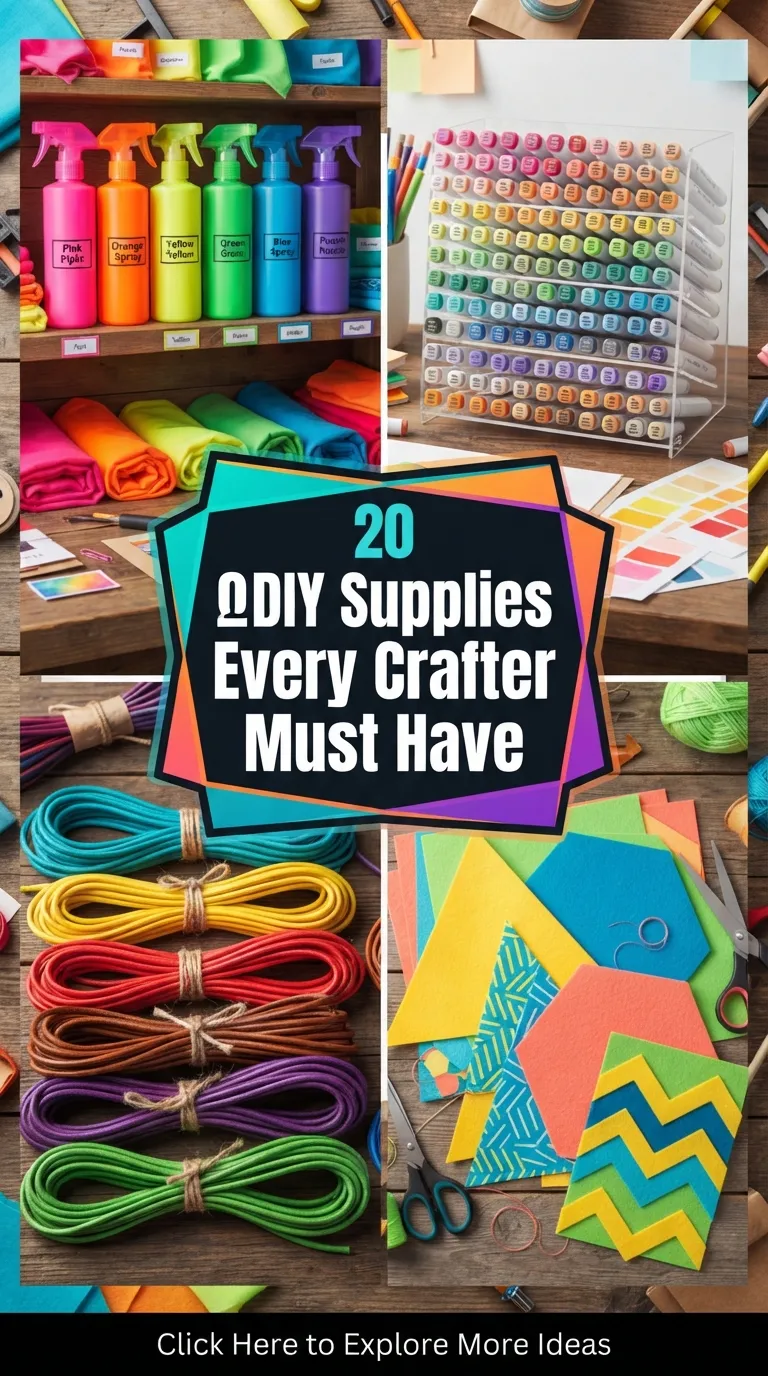 20 DIY Supplies Every Crafter Must Have