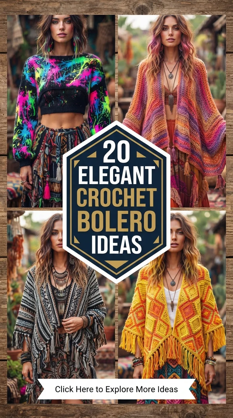 20 Elegant Crochet Bolero Ideas 20 Elegant Crochet Bolero Ideas